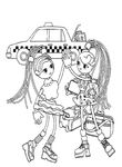 coloriage gratuit enfant Betty La Malice