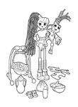 coloriage gratuit Betty La Malice
