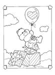 coloriage gratuit enfant Bisousnours