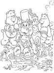 coloriage gratuit enfant Bisousnours