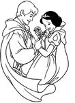 coloriage gratuit Blancheneige