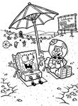 coloriage gratuit Bob L �ponge