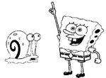dessin gratuit Bob L �ponge