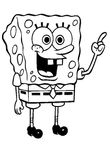 coloriage gratuit enfant Bob L �ponge