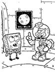 coloriage gratuit enfant Bob L �ponge