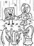 coloriage gratuit Bob L �ponge