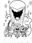 coloriage gratuit Bob L �ponge