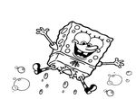 coloriage gratuit Bob L �ponge