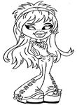 coloriage gratuit Bratz