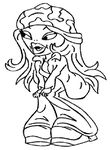 coloriage gratuit enfant Bratz