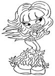 coloriage gratuit Bratz