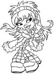 coloriage gratuit Bratz