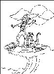 coloriage gratuit enfant Bus Magique