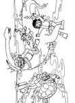 coloriage gratuit enfant Bus Magique