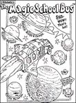 coloriage gratuit enfant Bus Magique