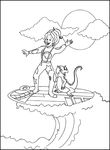 coloriage gratuit enfant Bus Magique