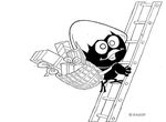 coloriage gratuit enfant Calimero