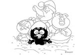coloriage gratuit Calimero