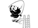 coloriage gratuit Calimero