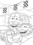coloriage gratuit enfant Cars