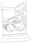 coloriage gratuit enfant Cars