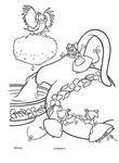 coloriage gratuit enfant Cendrillon