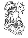 dessin gratuit Charlotte Aux Fraises