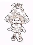 coloriage gratuit Charlotte Aux Fraises