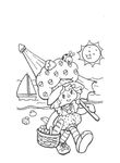 coloriage gratuit Charlotte Aux Fraises