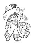 coloriage gratuit enfant Charlotte Aux Fraises