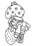 coloriage gratuit enfant Charlotte Aux Fraises