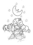 coloriage gratuit enfant Charlotte Aux Fraises