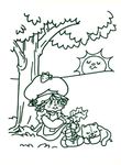coloriage gratuit enfant Charlotte Aux Fraises