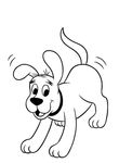 coloriage gratuit Clifford