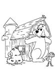 coloriage gratuit Clifford