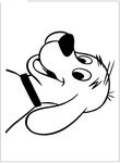 coloriage gratuit enfant Clifford