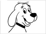coloriage gratuit enfant Clifford