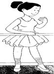 coloriage gratuit Danseuses