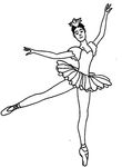 coloriage gratuit enfant Danseuses