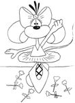 coloriage gratuit enfant Diddlina