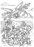 coloriage gratuit Digimon