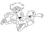 coloriage gratuit Digimon