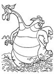 coloriage gratuit enfant Excalibur