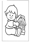 coloriage gratuit enfant Fisher Price