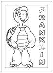 coloriage gratuit enfant Franklin