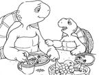 coloriage gratuit Franklin