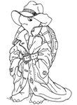 coloriage gratuit enfant Franklin