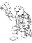 coloriage gratuit Franklin