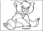 coloriage gratuit Frere Des Ours