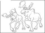 coloriage gratuit Frere Des Ours